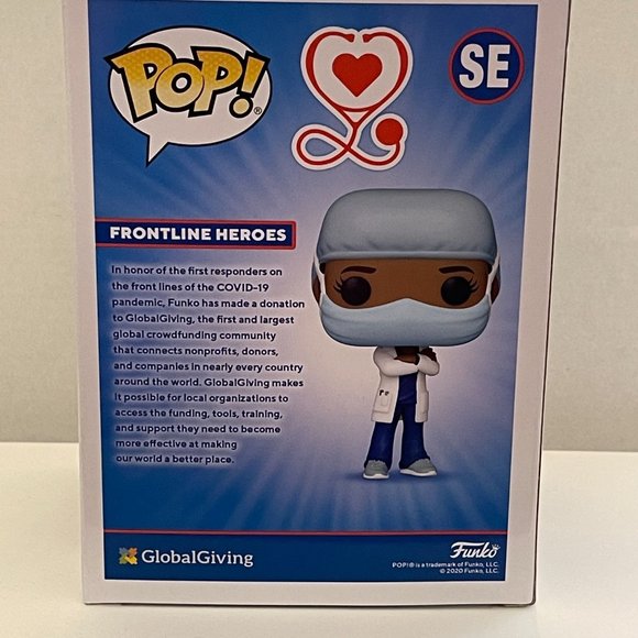 Funko Pop Frontline Heroes Dr White Coat Mask - Picture 2 of 4